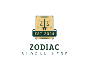 Paralegal Legal Prosecutor Logo