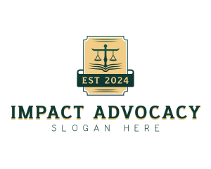 Paralegal Legal Prosecutor logo design