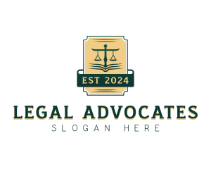 Paralegal Legal Prosecutor logo design