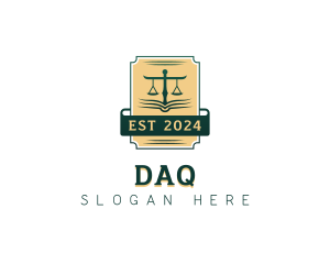 Judiciary - Paralegal Legal Prosecutor logo design