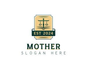 Paralegal Legal Prosecutor logo design