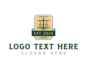 Prosecutor - Paralegal Legal Prosecutor logo design