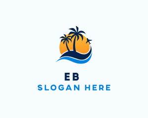Water - Tropical Island Paradise logo design