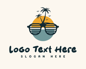 Polarizer - Beach Sunglass Boutique logo design