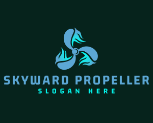 Propeller - Industrial Vortex Propeller logo design