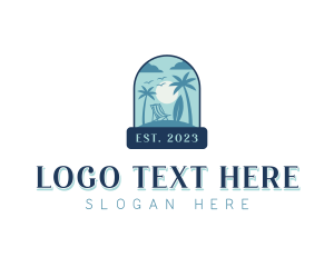 Chair - Vacation Beach Resort logo design