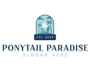 Vacation Beach Resort logo design