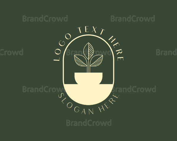 Leaf Sprout Plant Logo