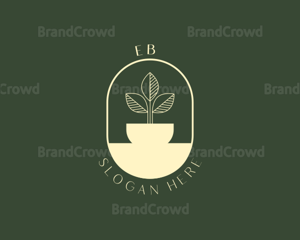 Leaf Sprout Plant Logo