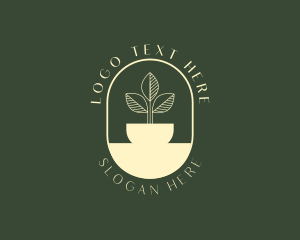 Organic - Leaf Sprout Plant logo design