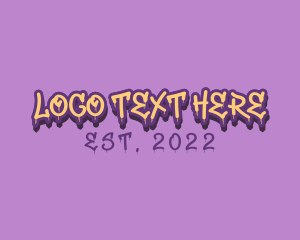 Stickers - Urban Hip Hop Wordmark logo design