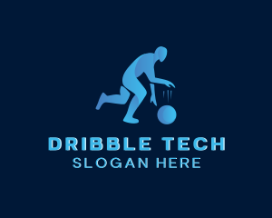 Dribble - Basketball Athlete Dribble logo design