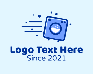 Laundry - Fast Laundry Machine logo design