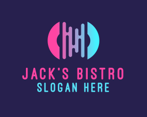 Jack - Disc Jockey Audio logo design
