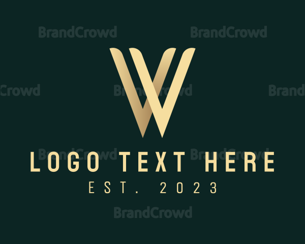 Professional Consultant Letter W Logo