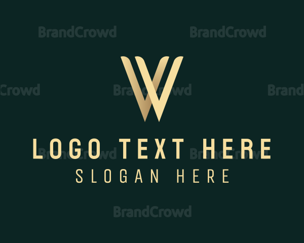 Professional Consultant Letter W Logo