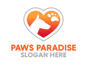 Dog Paw Veterinary logo design