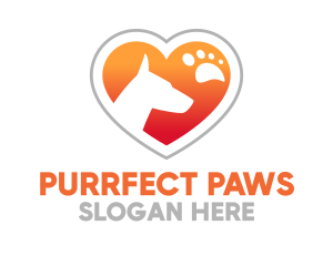 Dog Paw Veterinary logo design