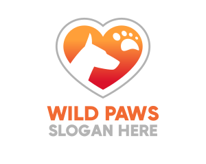 Dog Paw Veterinary logo design