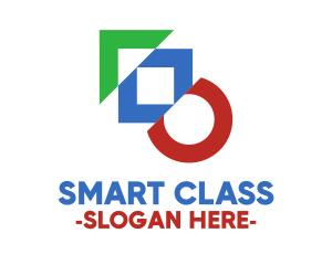 Classroom - Children Educational Shapes logo design