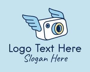 Digicam - Camera Photographer Wings logo design