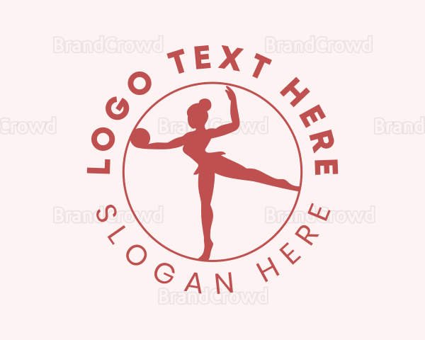 Lady Ball Rhythmic Gymnastics Logo