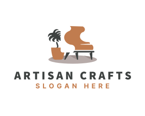 Crafts - Sofa Seat Furniture logo design