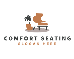 Sofa Seat Furniture logo design