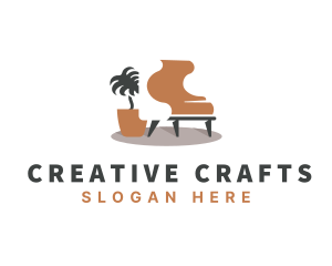 Crafts - Sofa Seat Furniture logo design