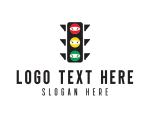 Traffic - Traffic Light Ninja logo design