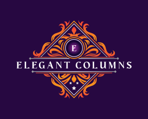 Elegant Decorative Crest logo design