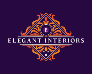 Elegant Decorative Crest logo design