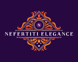 Elegant Decorative Crest logo design