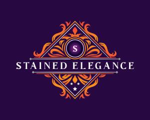 Elegant Decorative Crest logo design