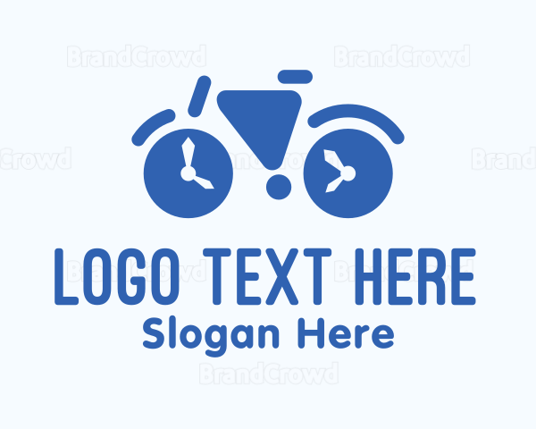 Geometric Time Bike Logo