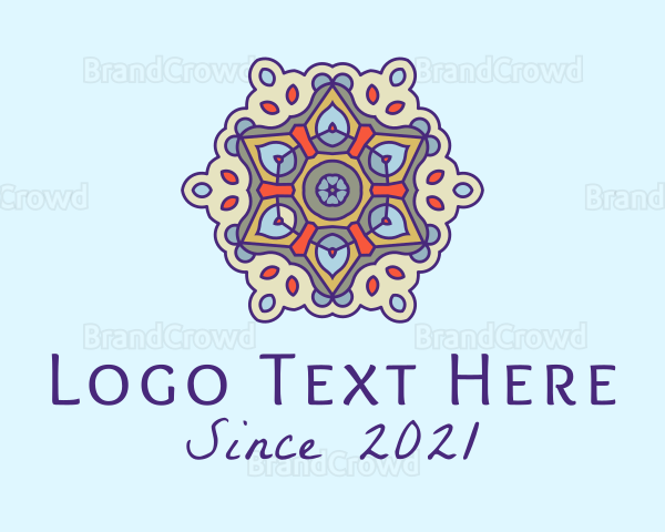 Mandala Yoga Decor Logo