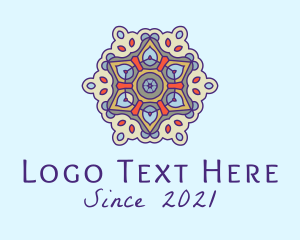 Kaleidoscope - Mandala Yoga Decor logo design