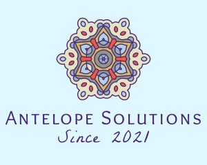 Mandala Yoga Decor  logo design