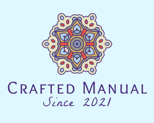 Mandala Yoga Decor  logo design