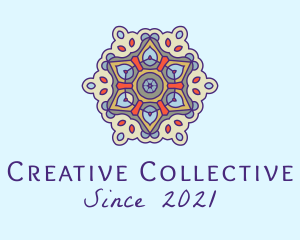 Mandala Yoga Decor  logo design