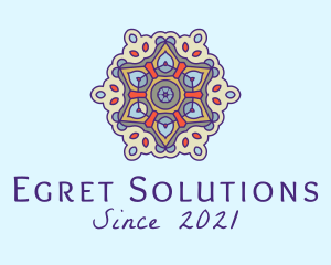 Mandala Yoga Decor  logo design