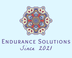 Mandala Yoga Decor  logo design