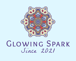 Mandala Yoga Decor  logo design