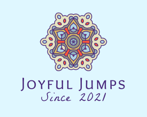 Mandala Yoga Decor  logo design