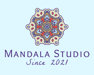 Mandala - Mandala Yoga Decor logo design