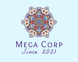 Mandala Yoga Decor  logo design