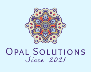 Mandala Yoga Decor  logo design