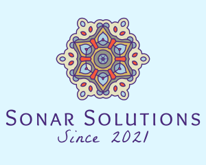 Mandala Yoga Decor  logo design