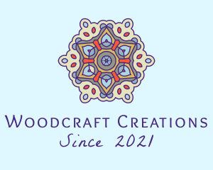 Mandala Yoga Decor  logo design