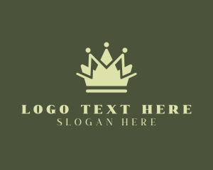 Premium Brand - Medieval Crown Royalty logo design